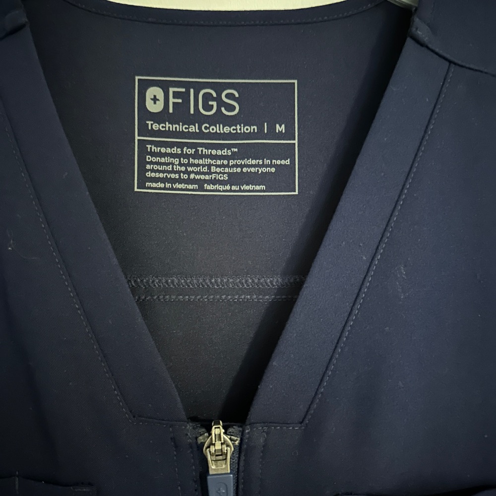 Figs Deep Blue Women's Jumpsuit - Picture 2 of 3